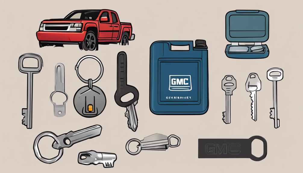 key maintenance for gmc canyon