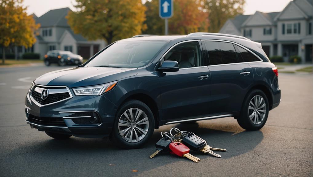 acura mdx key replacement