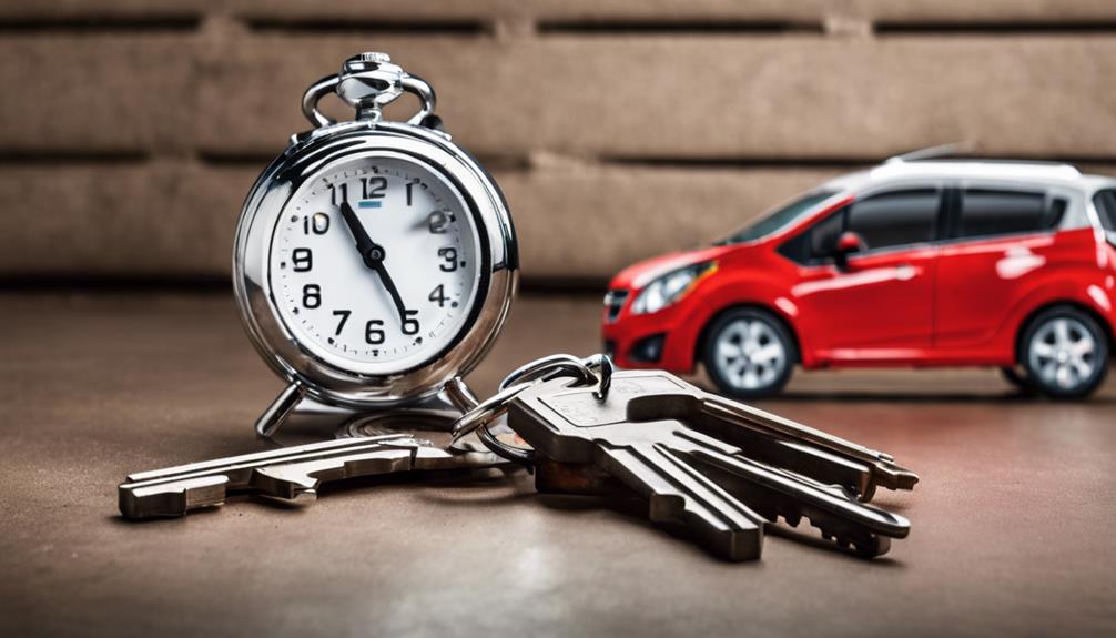 chevrolet spark key maintenance