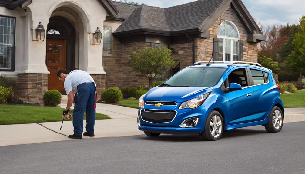 chevrolet spark key replacement