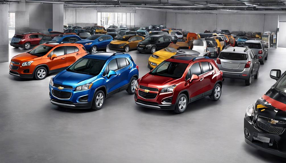 chevrolet trax model history