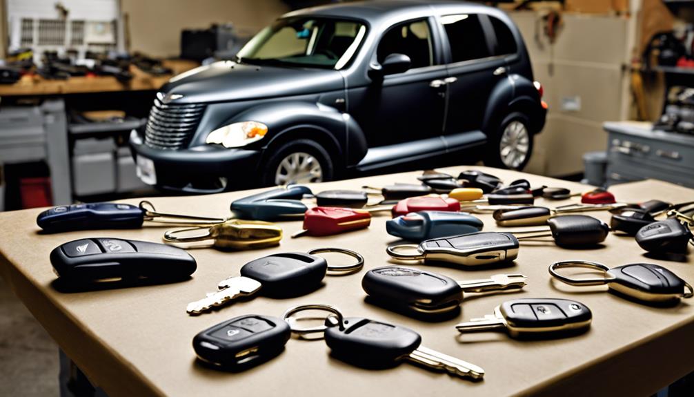 chrysler pt cruiser keys