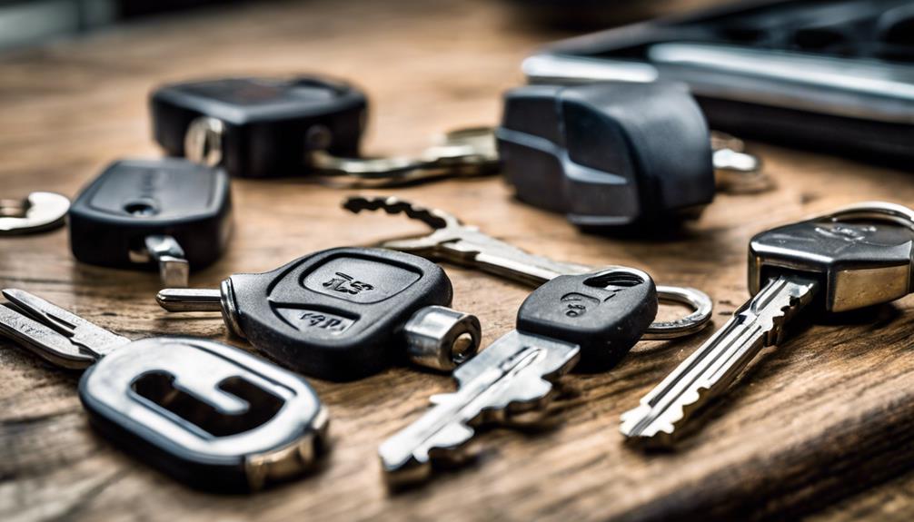 chrysler sebring key types