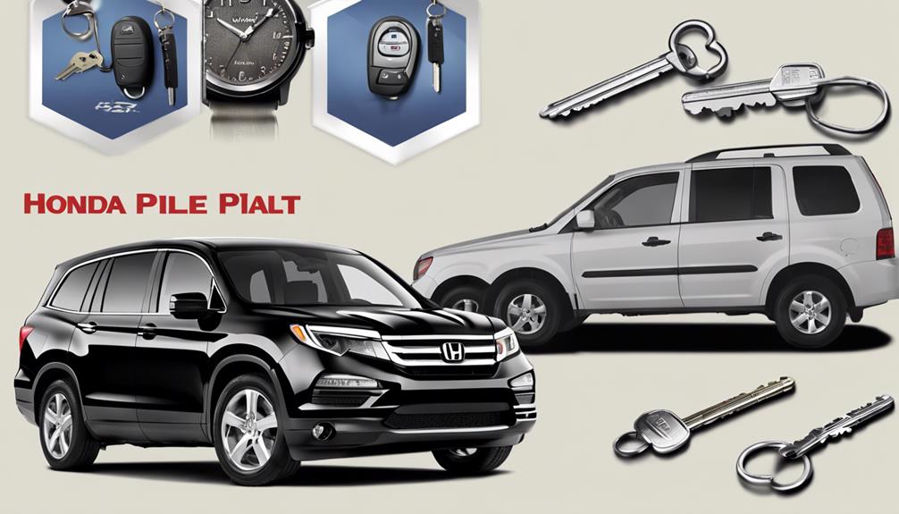 honda pilot key varieties