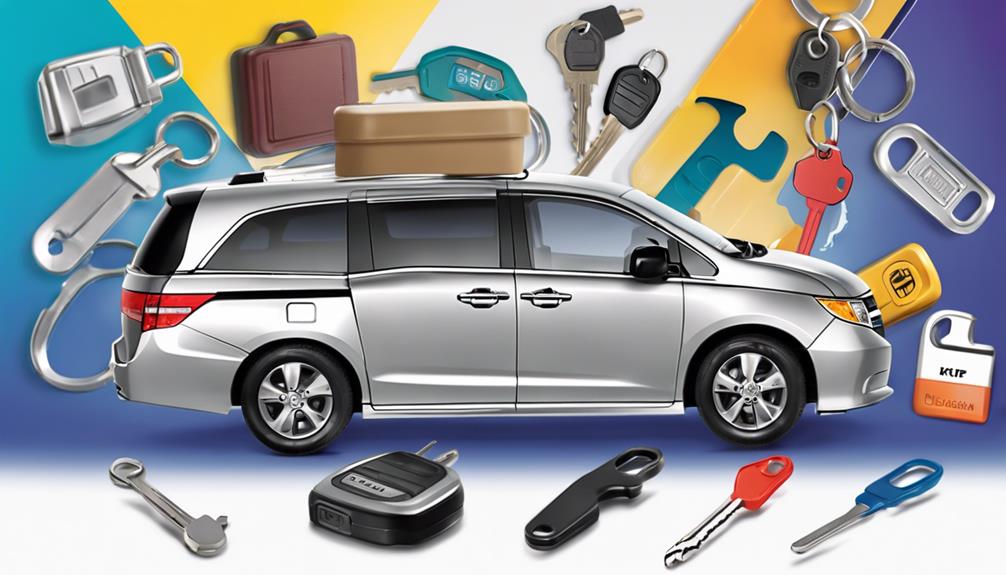 varieties of honda odyssey keys