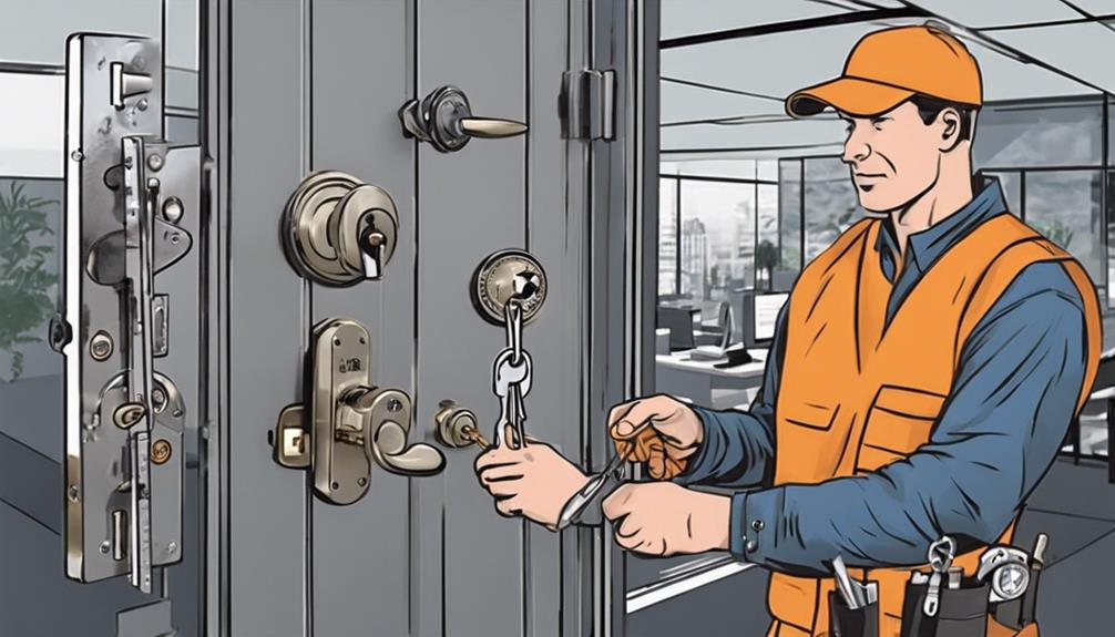 commercial locksmith service costs