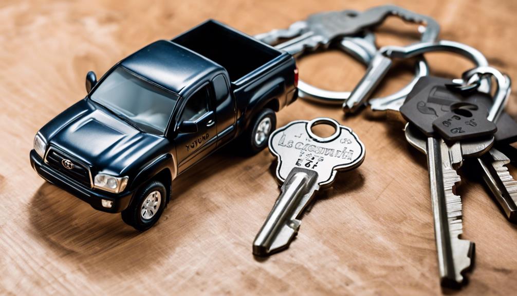 cost saving toyota tacoma key replacement