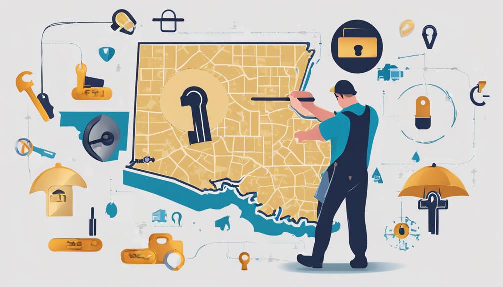 locksmith details in louisiana