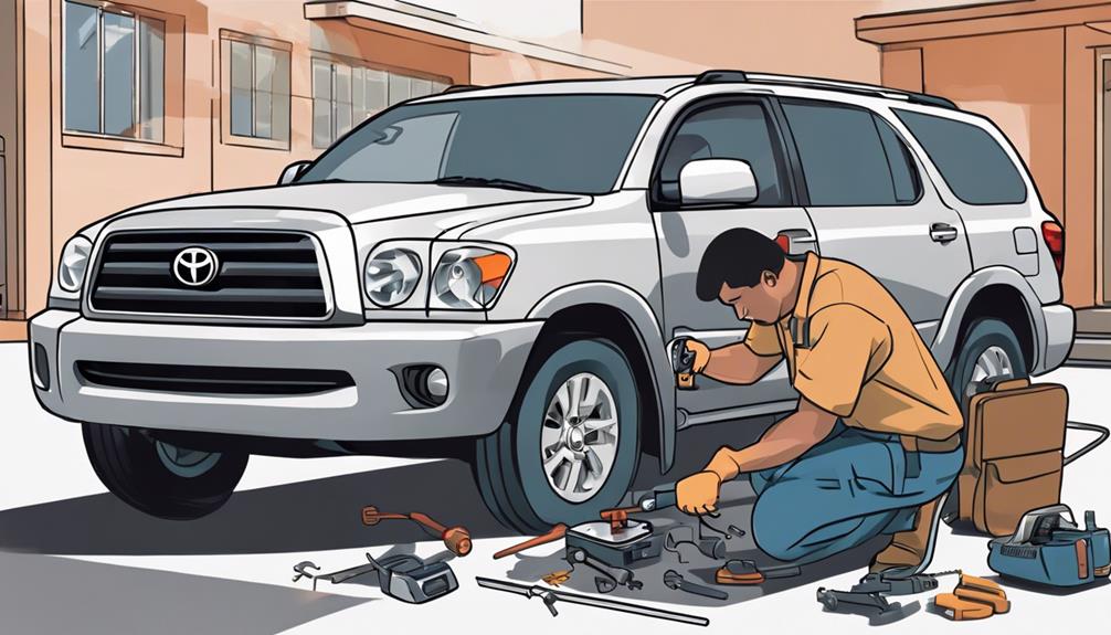 toyota sequoia key replacement