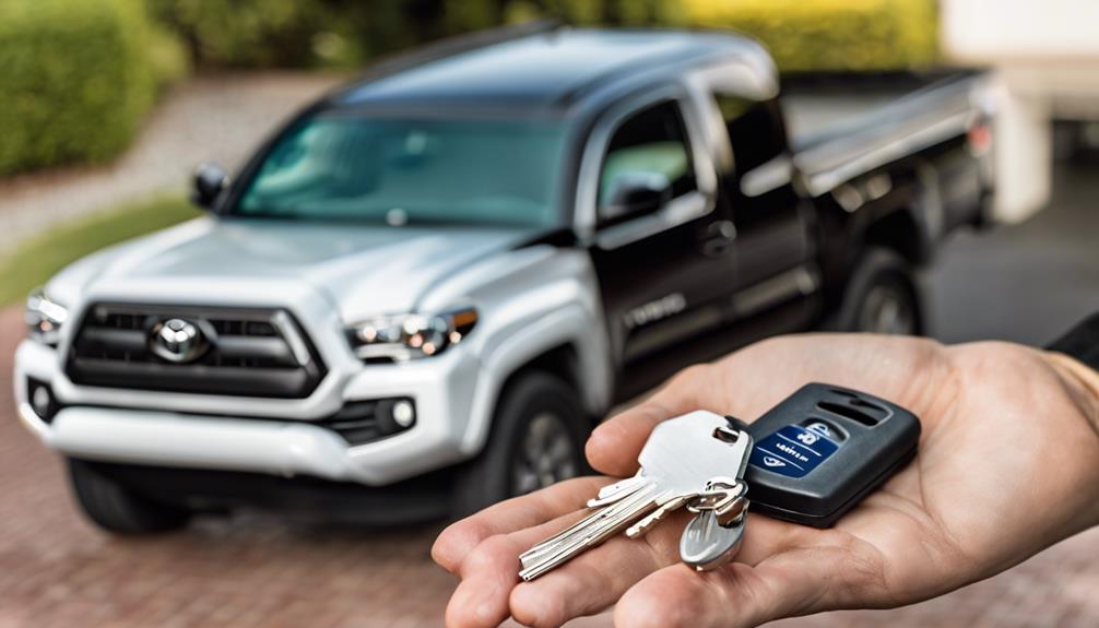 toyota tacoma key replacement