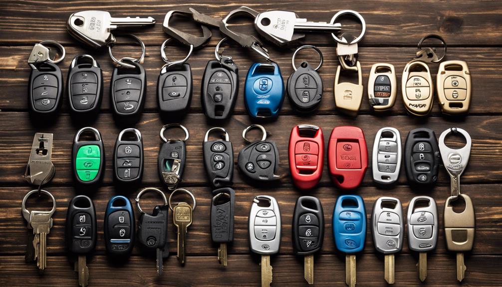 toyota tacoma key types