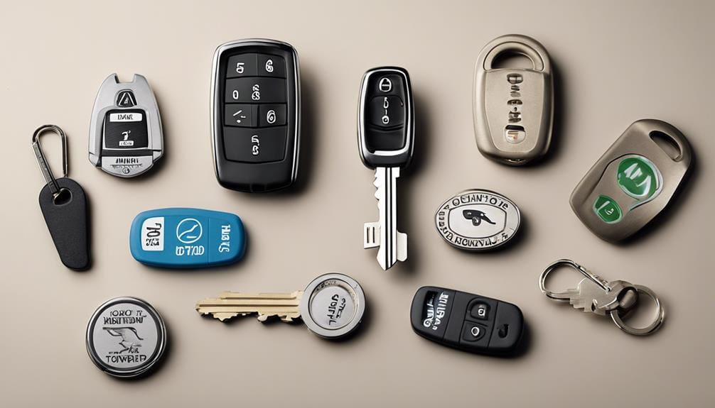 car keys and types