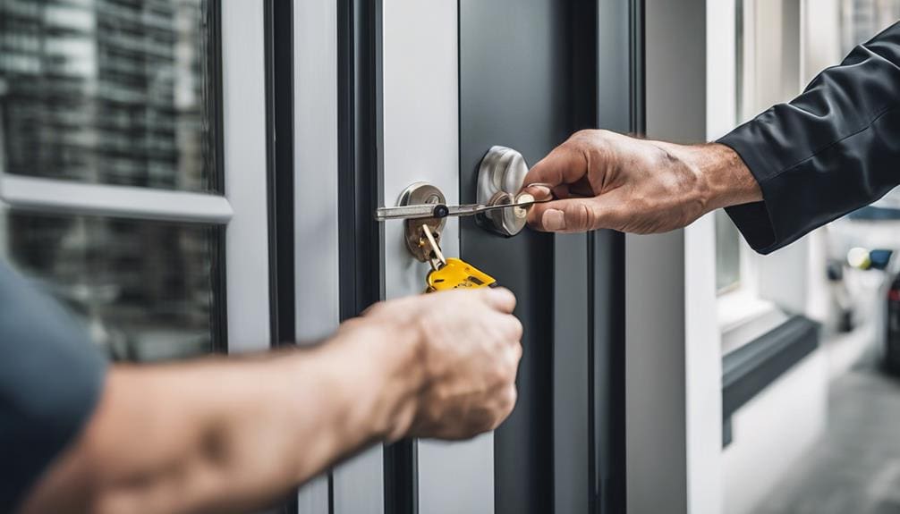 professional locksmith services offered