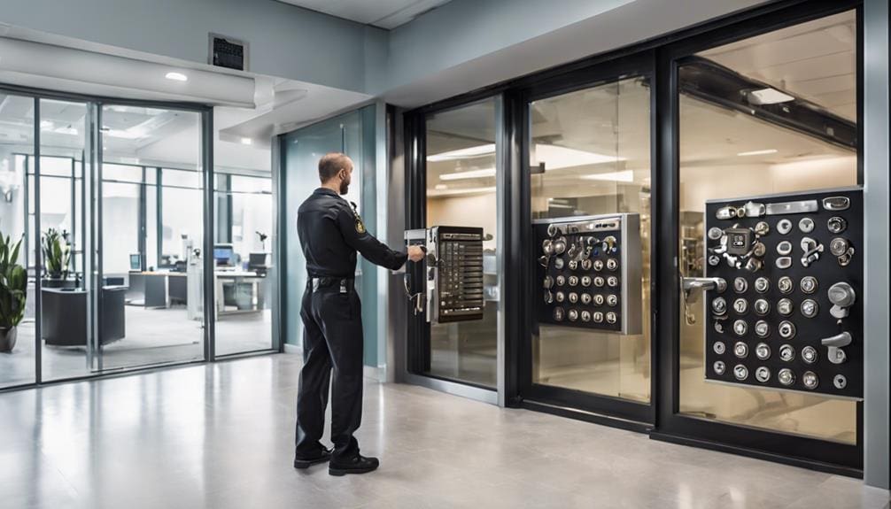 secure commercial building access