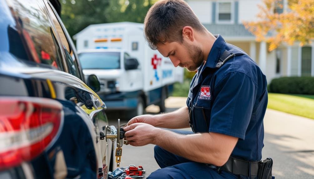 automotive locksmith services offered