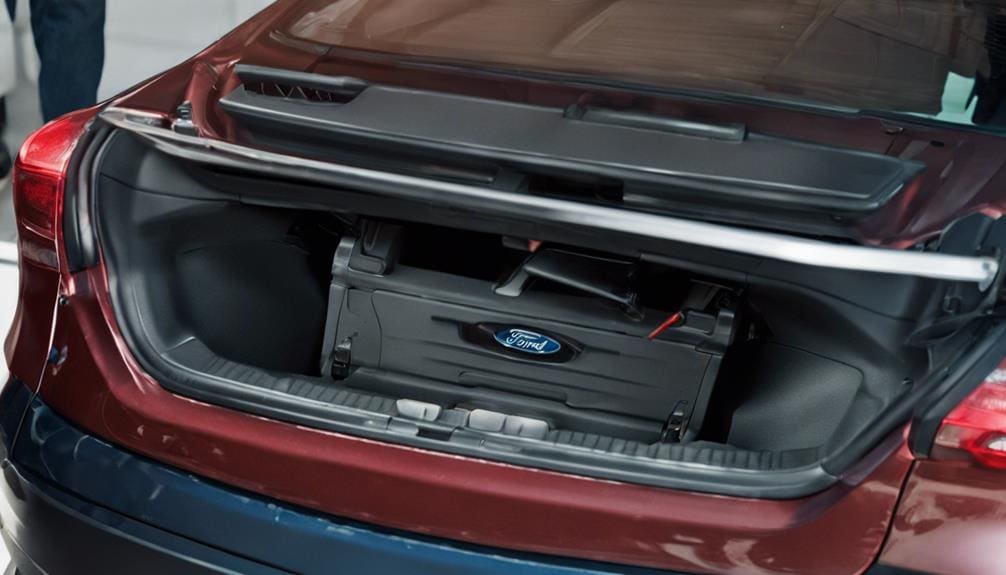 open ford focus trunk