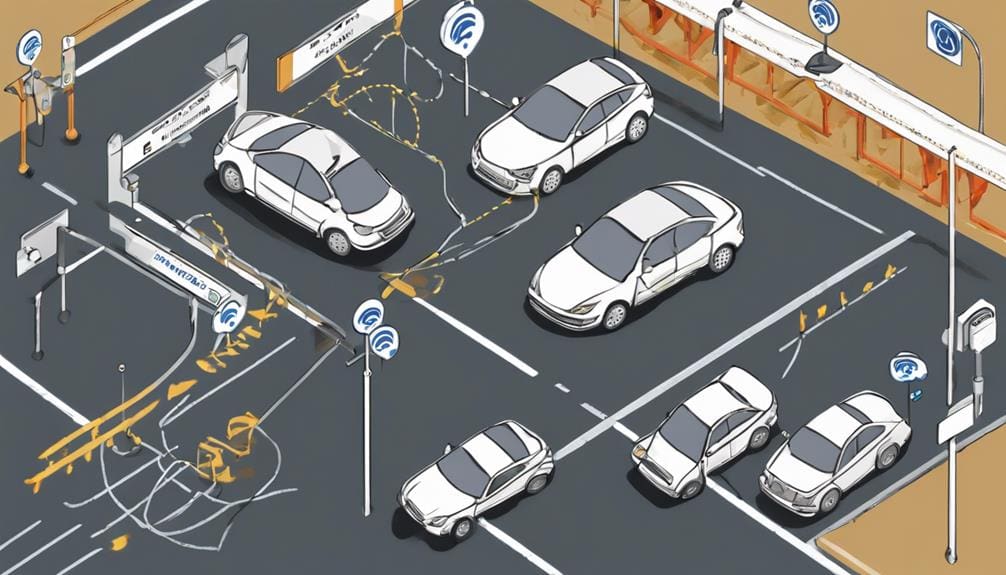 rfid parking control system