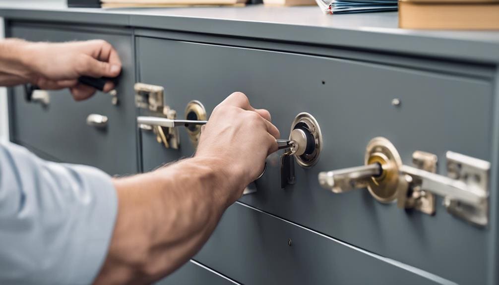 secure your filing cabinets
