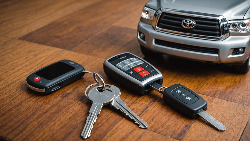 toyota sequoia key services