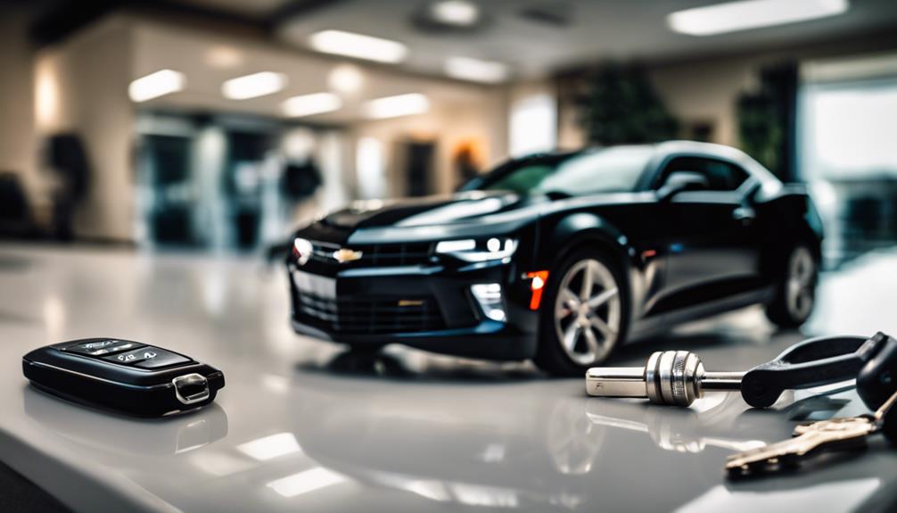 chevrolet camaro locksmith services