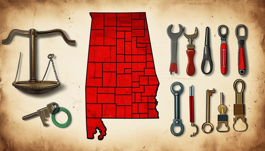 alabama lock picking laws