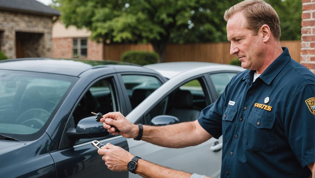 automotive locksmith services offered