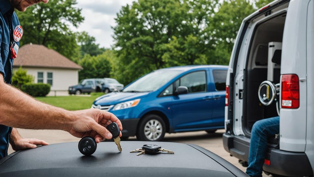 automotive locksmith services offered