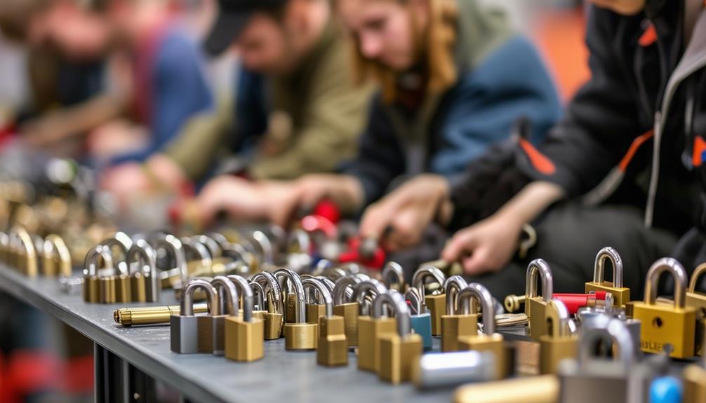 competitive lock picking events