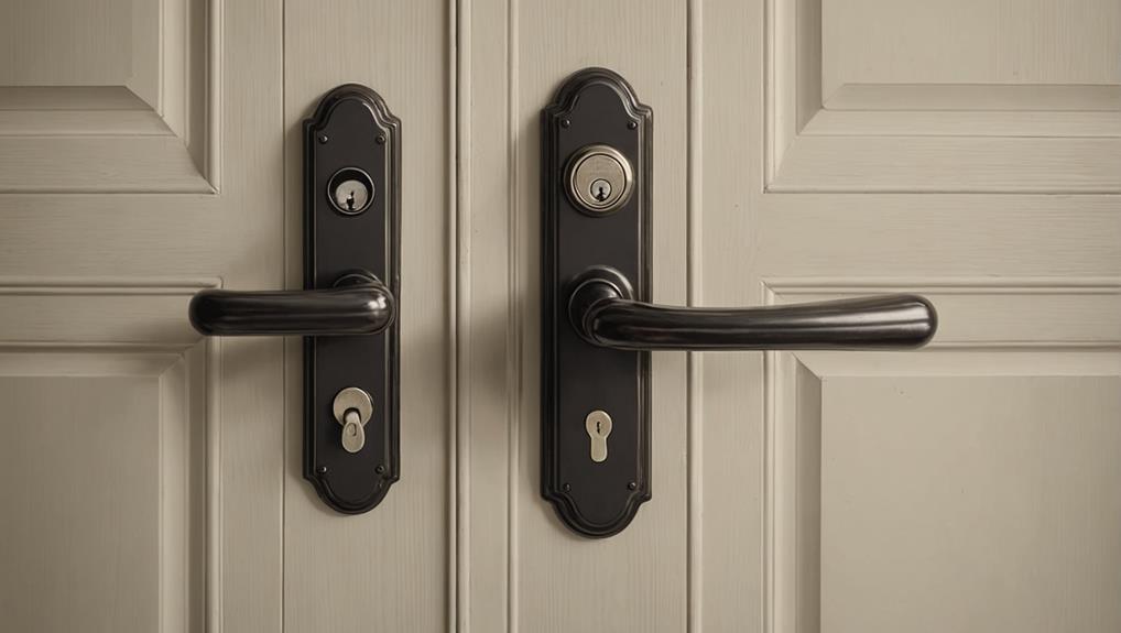 door lock orientation guide