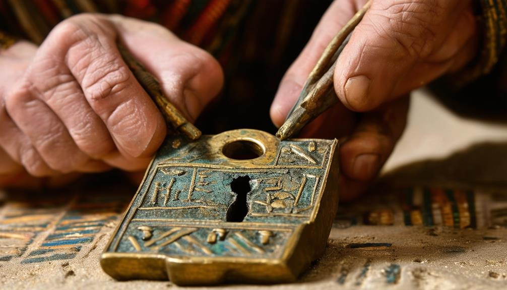 egyptian ancient lock picking