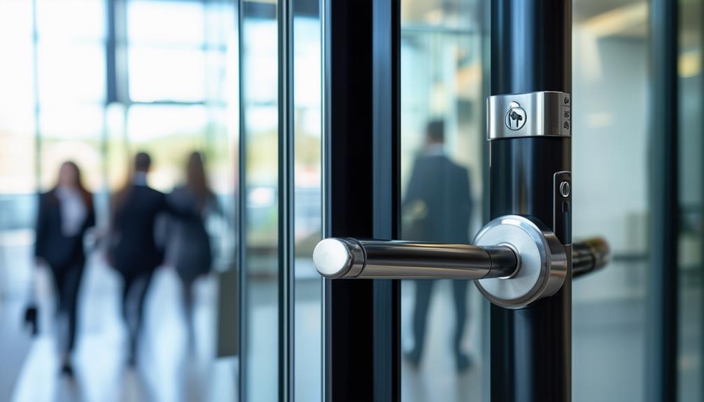 emergency exit door mechanisms