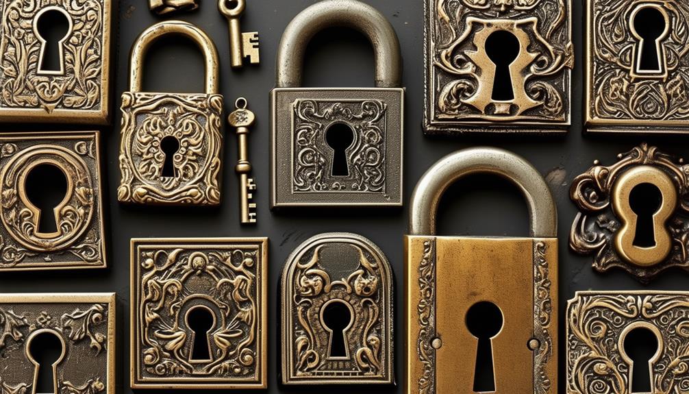 historic security mechanism styles