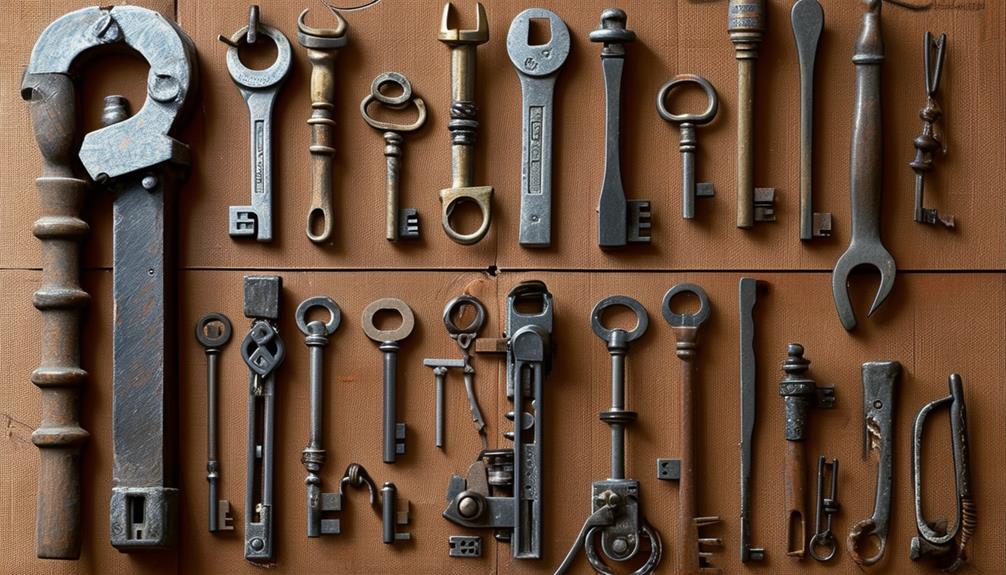 historical locksmithing tools collection