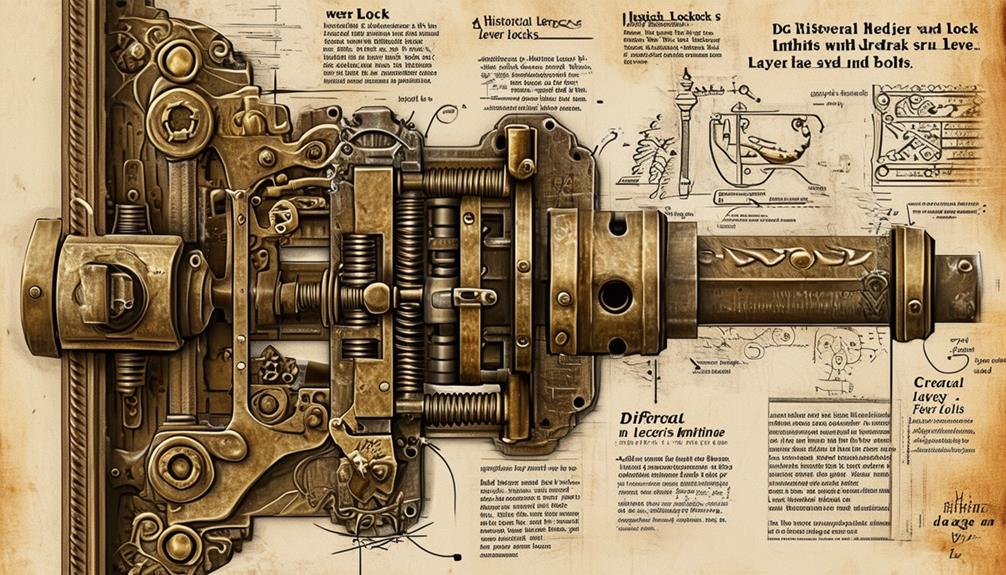 lever lock mechanism design