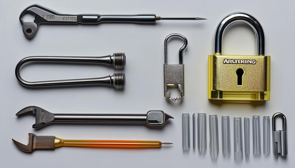 lock picking training device