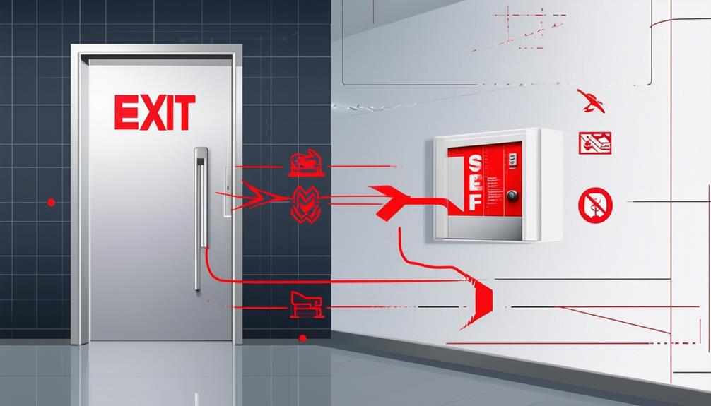 panic bars fire alarm integration