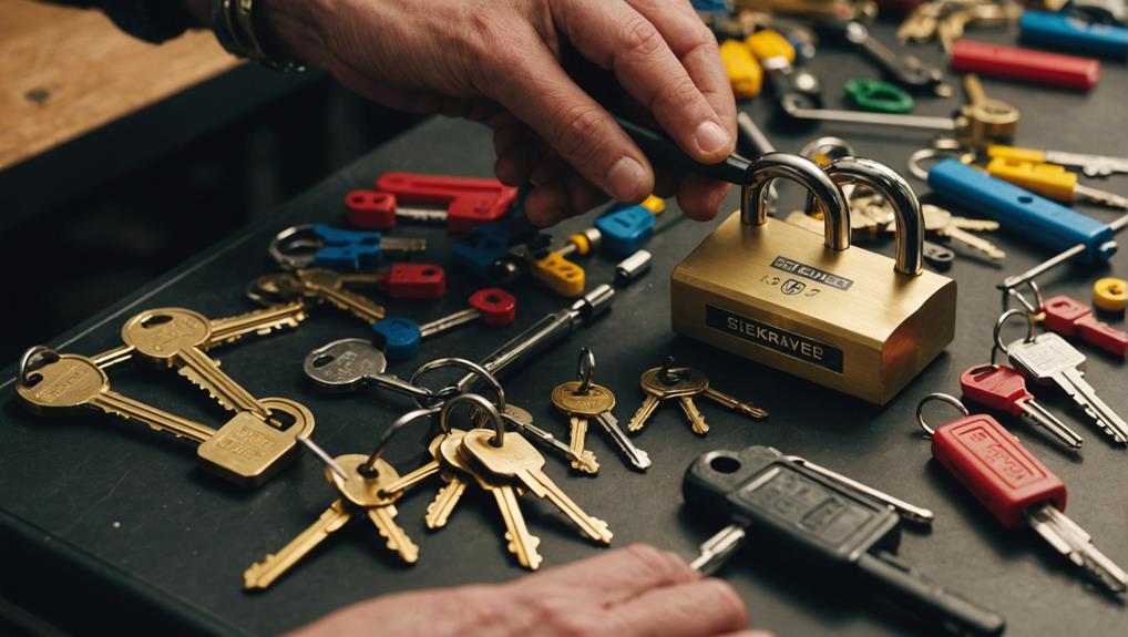 rekeying a padlock guide