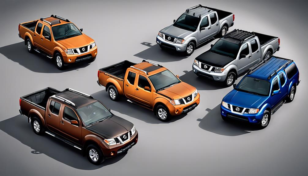 select nissan frontier year