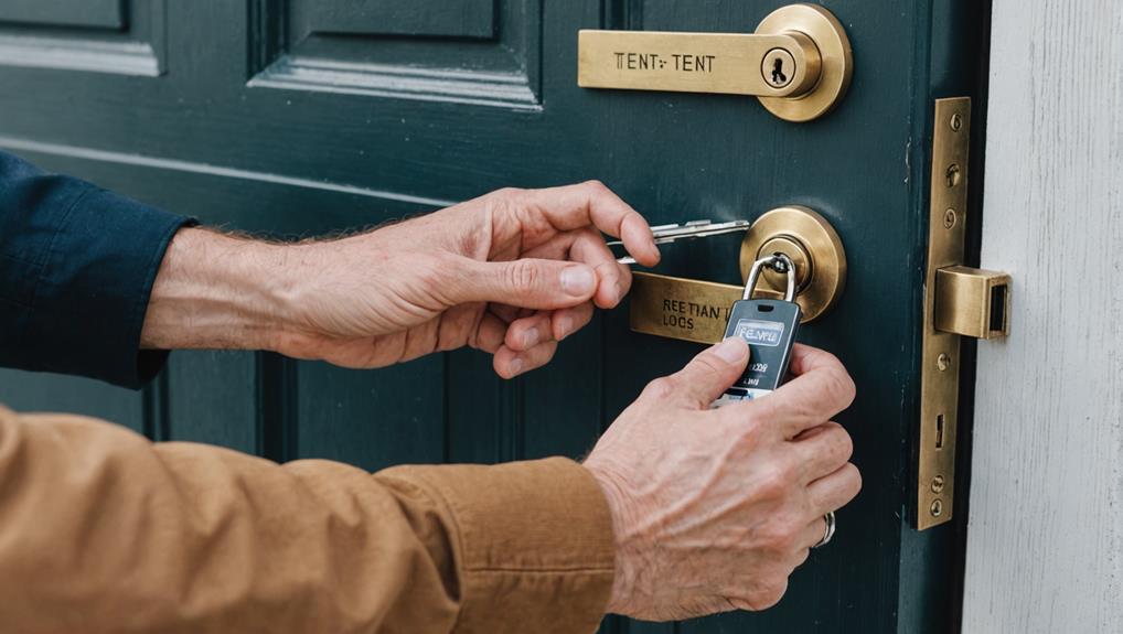 tenant lock change rights