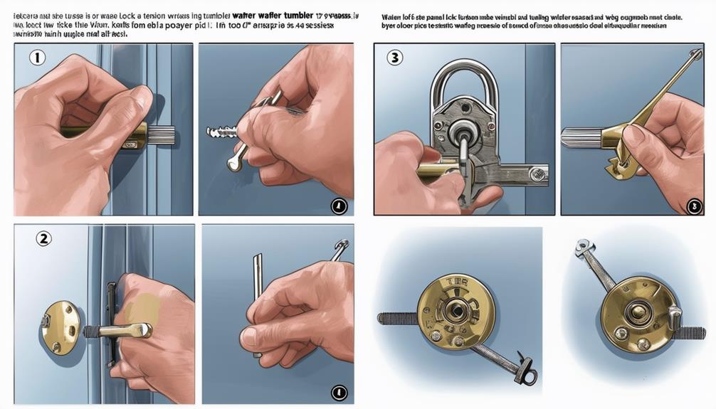 wafer tumbler lock bypassing