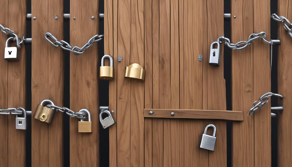 assessing padlock safety features