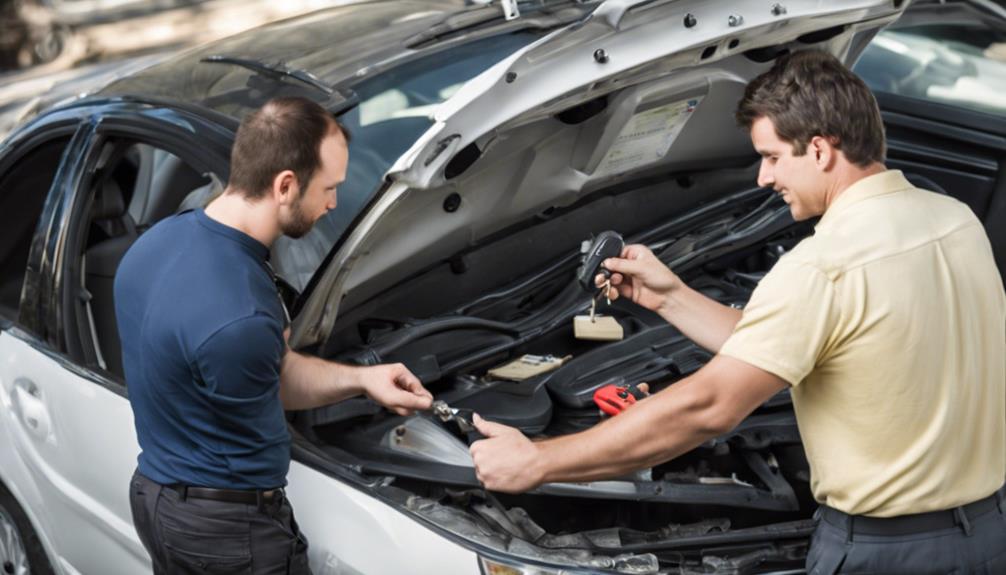 automotive locksmith services offered