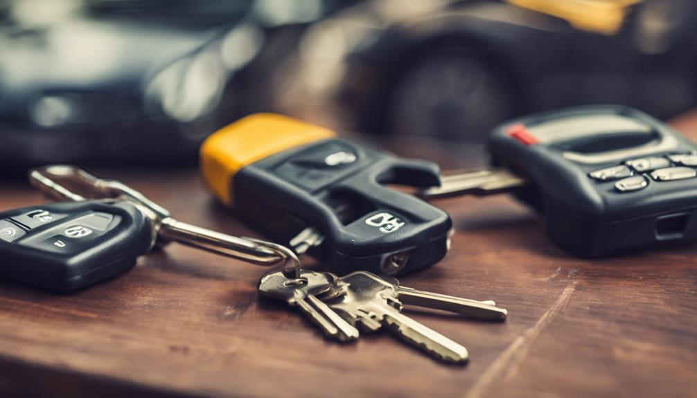 automotive locksmith services offered