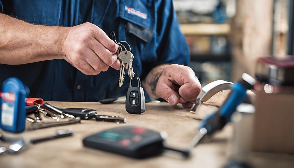 automotive locksmith services offered