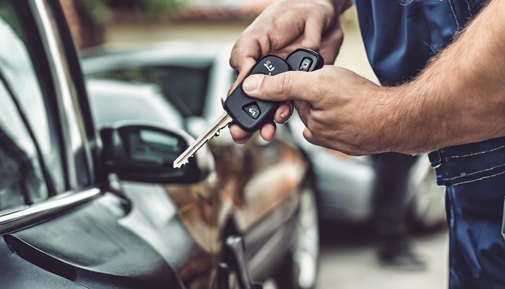 automotive locksmith services offered