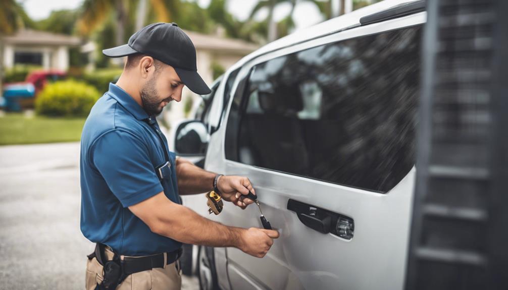 automotive locksmith services offered