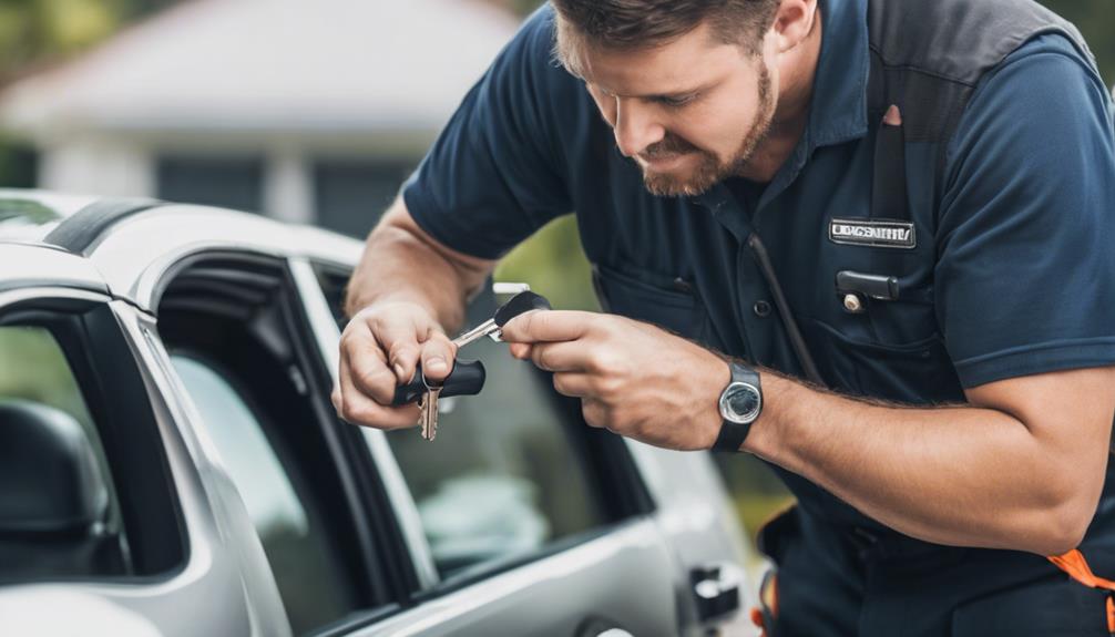 automotive locksmith services offered