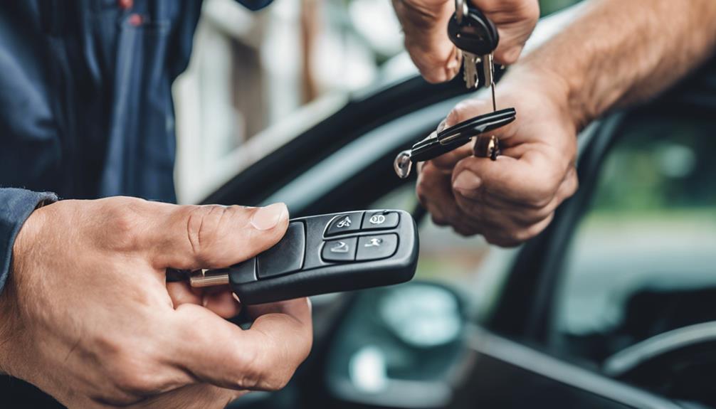 automotive locksmith services offered