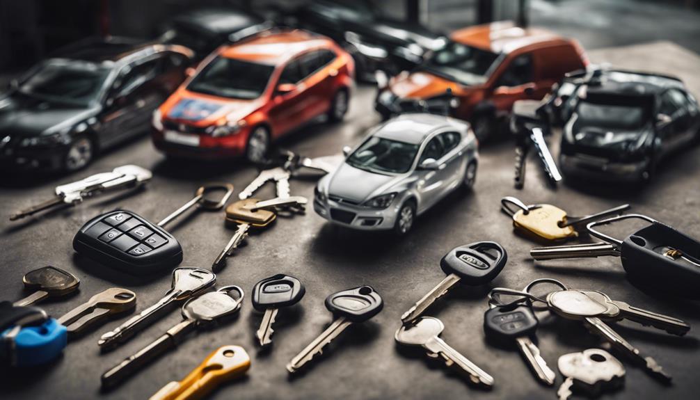 automotive locksmith services offered