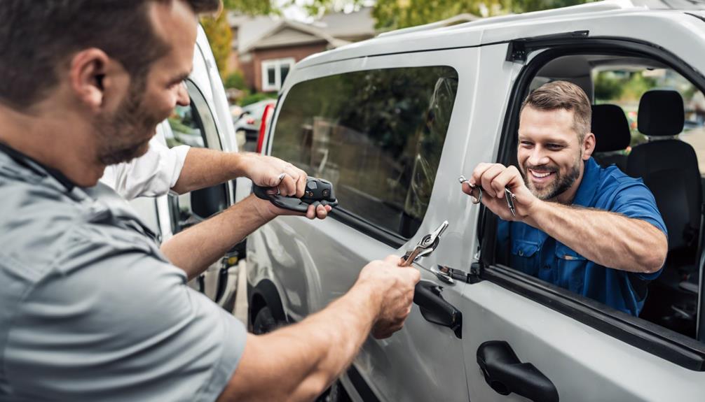 automotive locksmith services offered